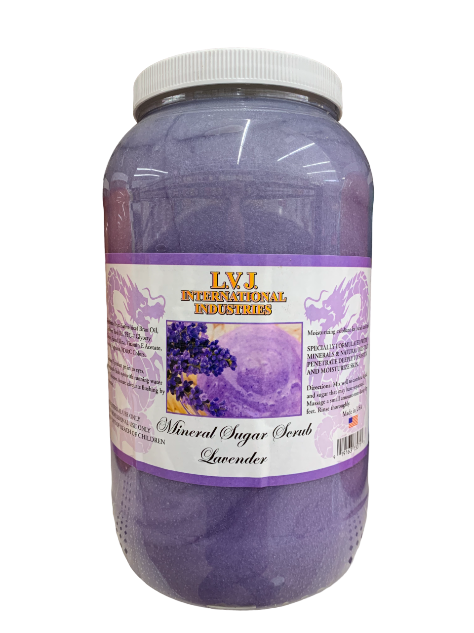 L.V.J Mineral Honey Sugar Scrub Lavender